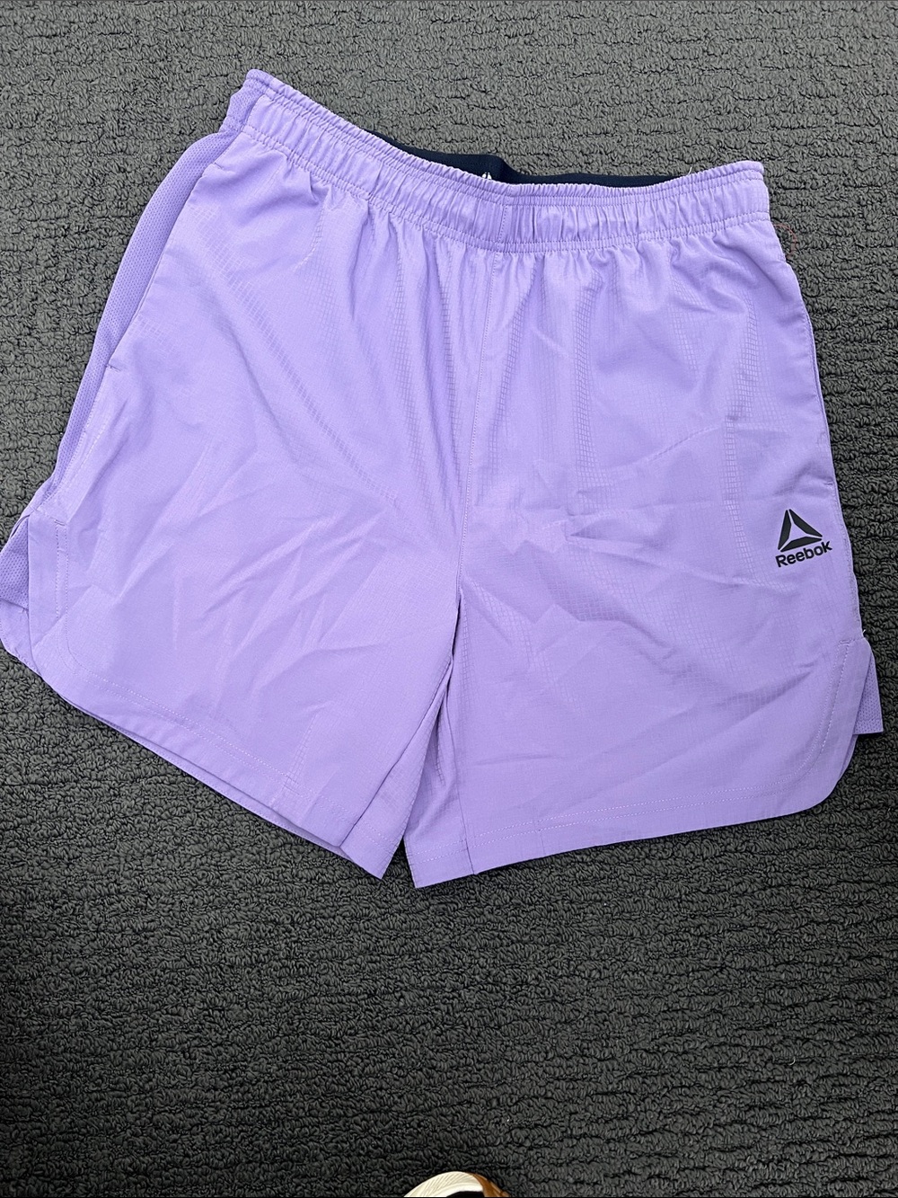 Men's Lightweight Lavender Athletic Reebok Shorts - Size Lg - NWOT